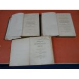 FORDOUN & BOWERS.  Scotichronicon. 2 vols. Rubricated titles. Folio. Worn qtr. calf, top brd. of