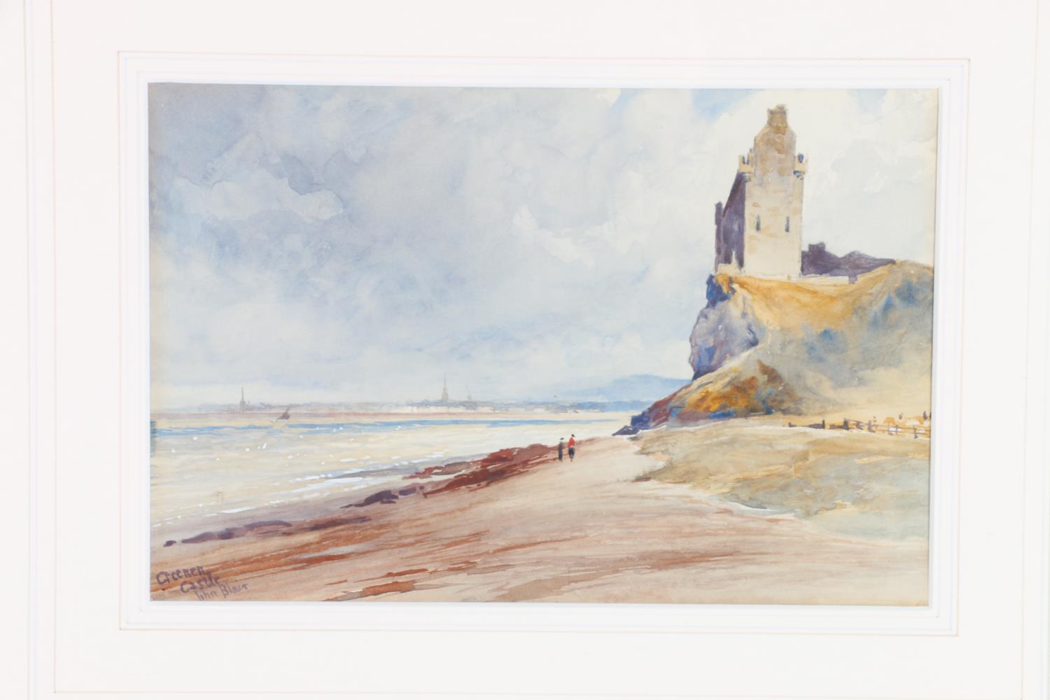 JOHN BLAIR (1850-1934),  Greenen Castle,  Signed watercolour, 17cm x 25cm - Image 2 of 4