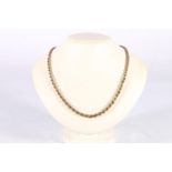 9ct yellow gold rope twist neck chain 6.5g