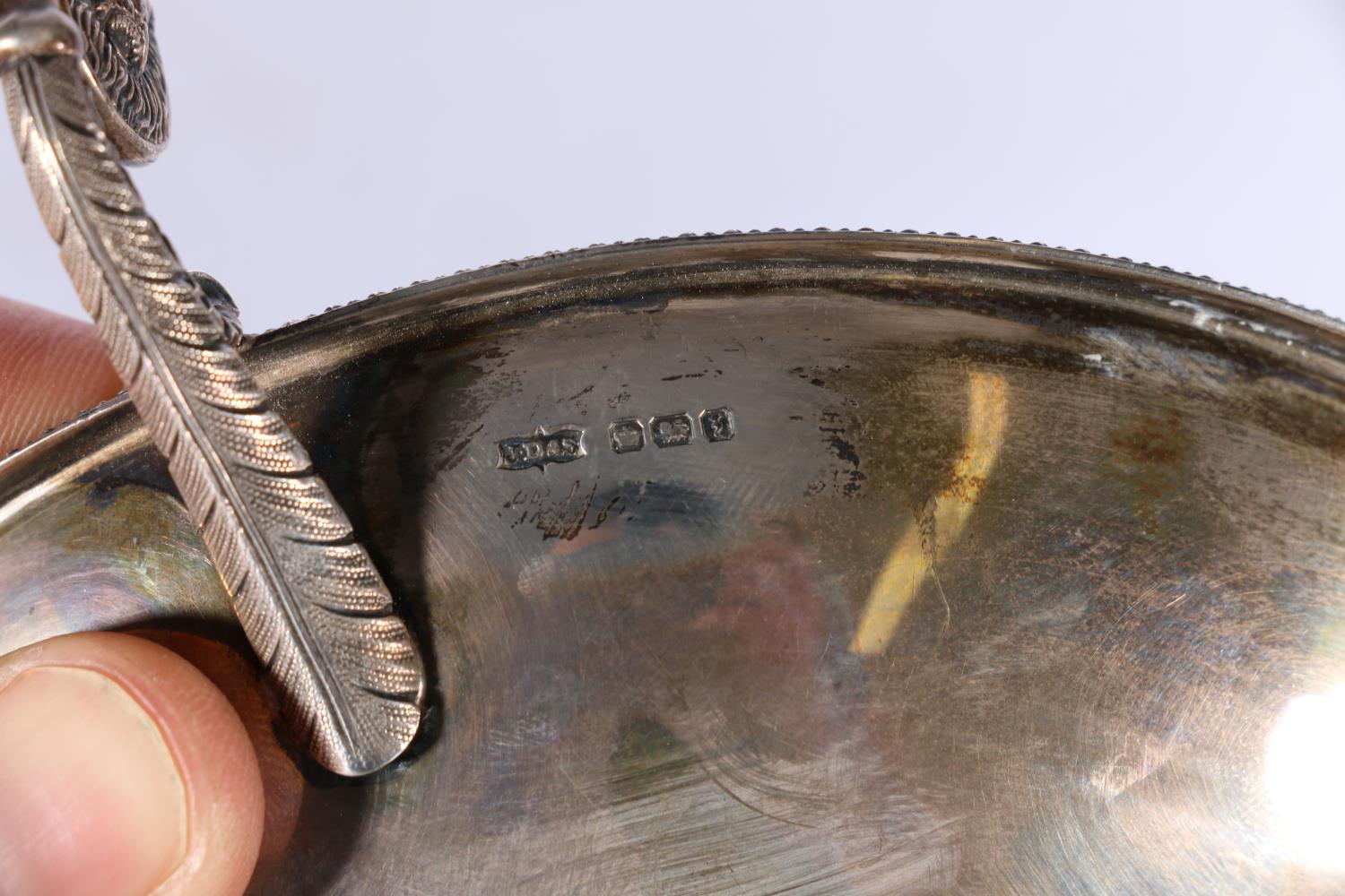 A pair of George V silver tazza with "Bruntsfield Links Golfing Society Limited" crests and lion - Image 4 of 4