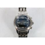 Breitling Chronometre B-1 A78362 wristwatch with stainless steel case, stainless steel strap and