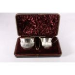 Victorian silver cream jug, sugar bowl and tongs by Hilliard & Thomason Birmingham 1894, 160g gross