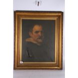 19th Century School,  Portrait of a gentleman,  Unsigned oil on canvas 50cm x 40cm