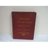 DORE GUSTAVE (Illus).  Dante's Inferno ... Text by Cary. Frontis & many plates. Large quarto.