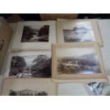 Victorian Photographs.  Approx. 95 sepia & other photographs of views in Scotland, varying sizes,