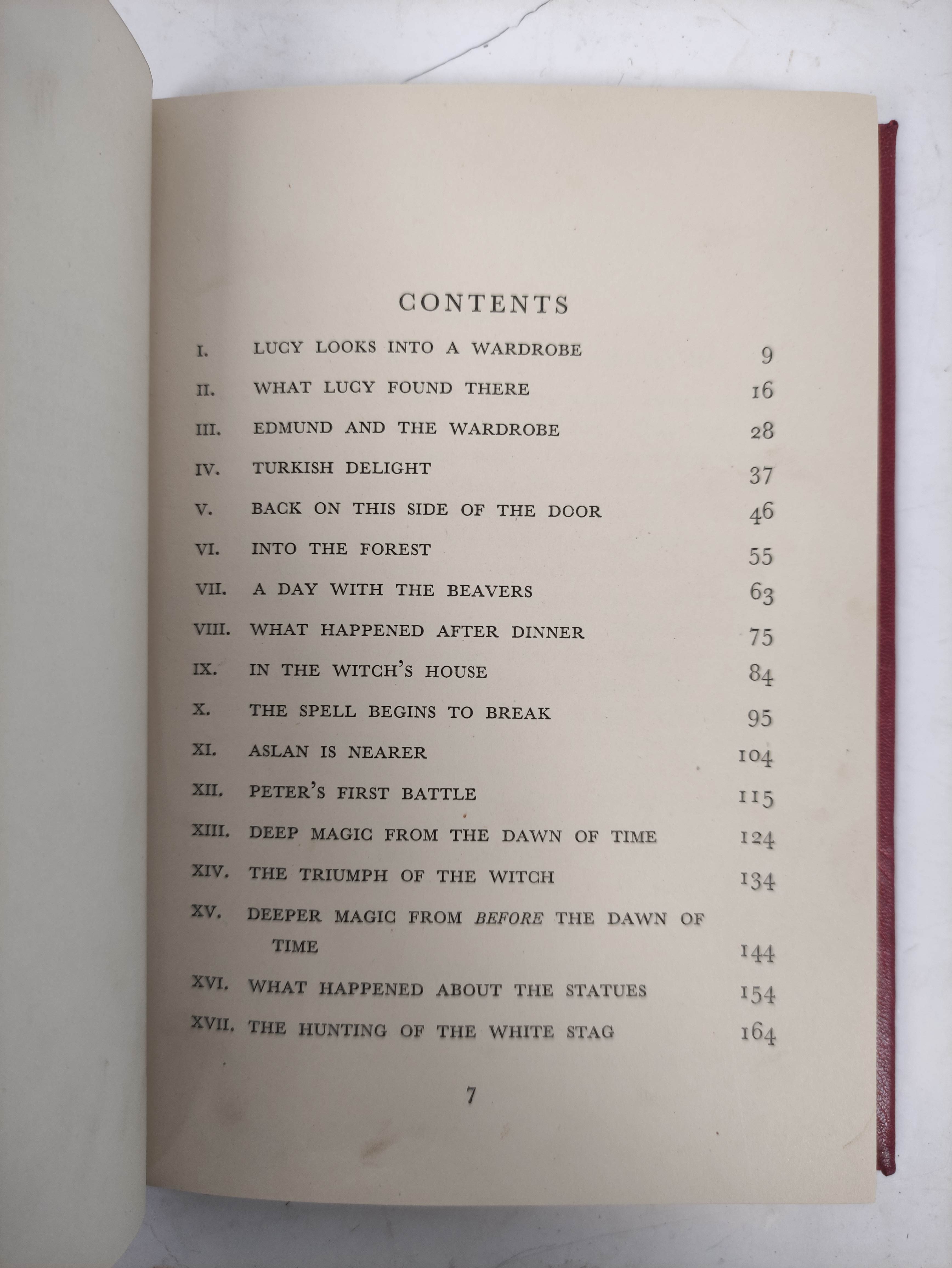 LEWIS C.S.  Chronicles of Narnia. A fine 7 volume set of the first editions.  The Lion, The - Image 7 of 15