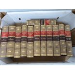 SCOTT SIR WALTER.  Library Edition of The Waverley Novels in 25 vols. Eng. frontis & plates. Half