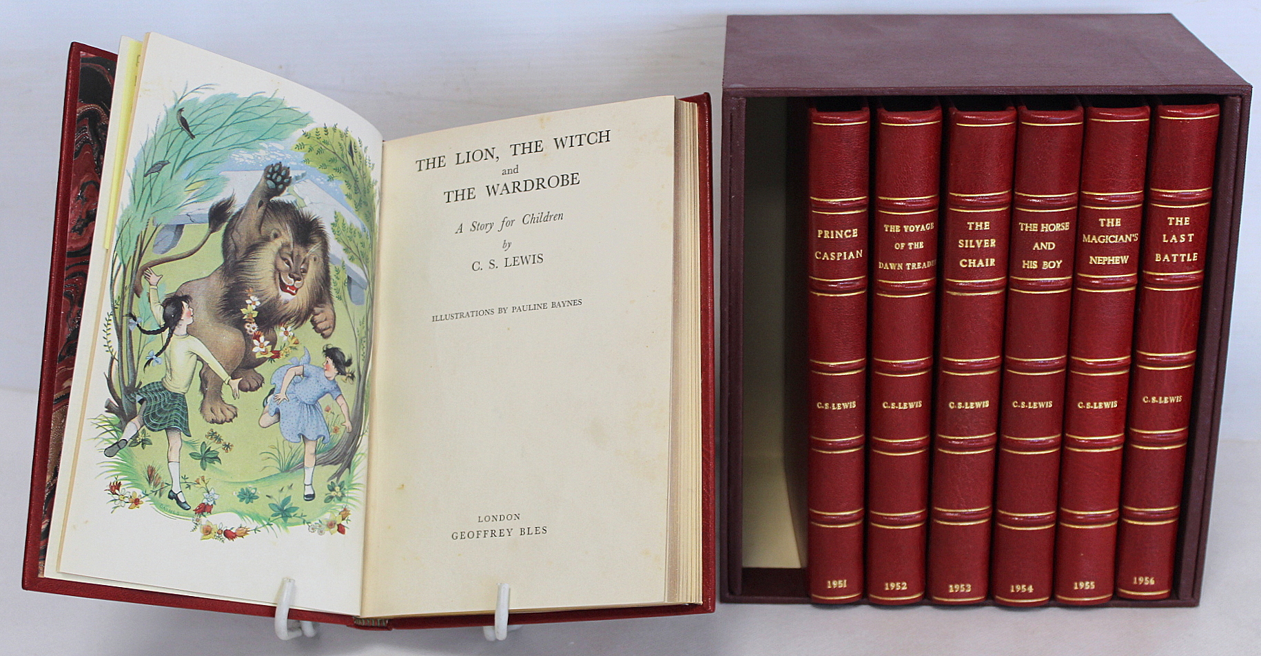 LEWIS C.S.  Chronicles of Narnia. A fine 7 volume set of the first editions.  The Lion, The - Image 2 of 15