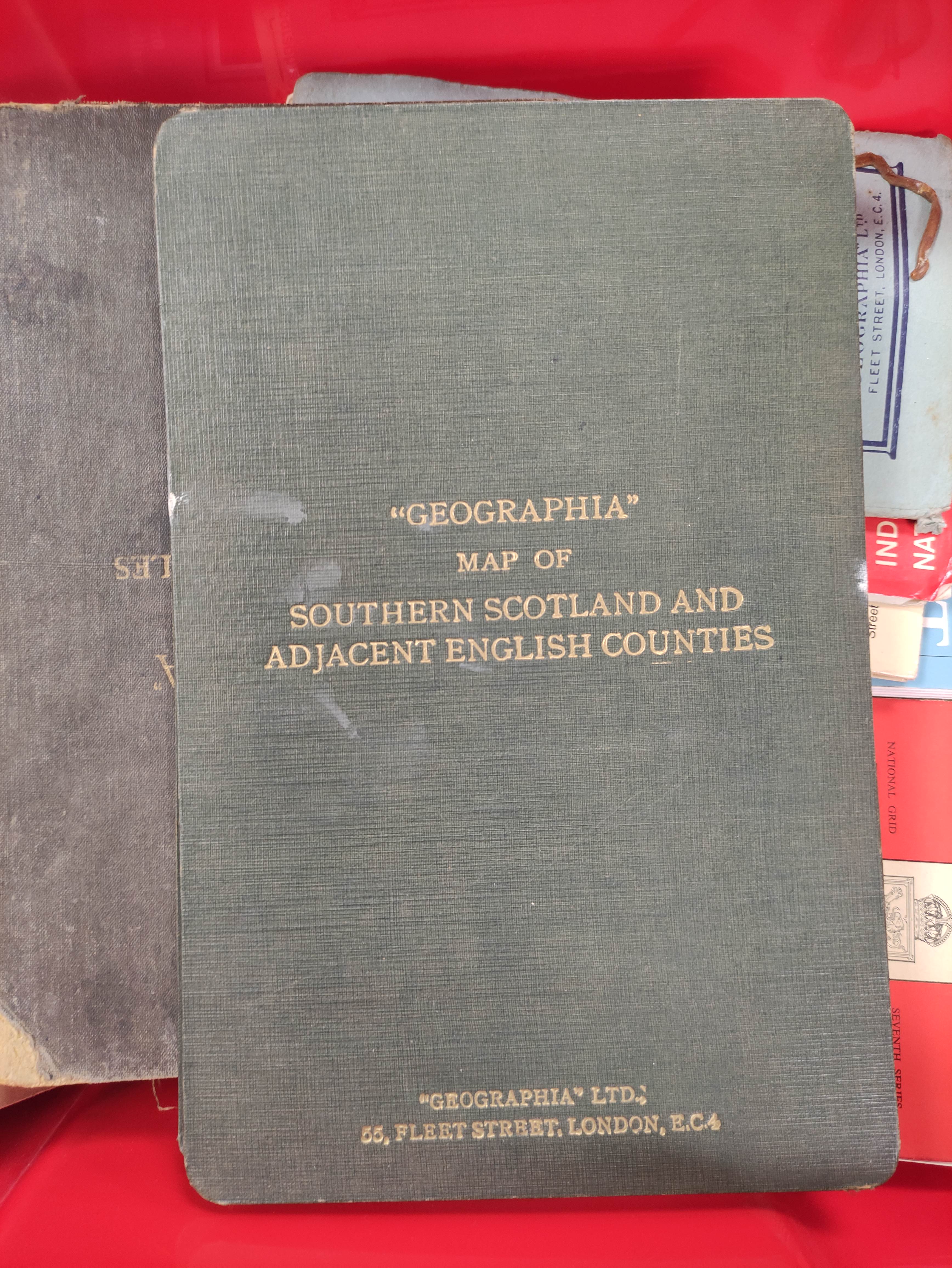 Folding Maps, etc.  A carton of various UK maps. - Image 4 of 4