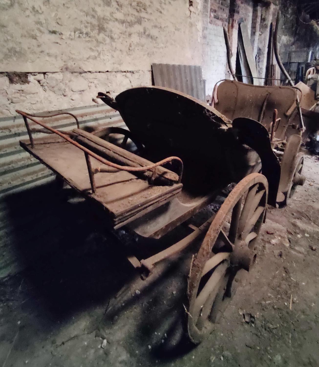 GEORGE IV OR PARK PHAETON, full width rumble seat, nicely shaped body with stylish high dash and - Image 6 of 12