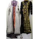 Academy Costumes of London cape or cloak with embroidered borders, applied tassels and fringing,