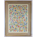 ATTRIBUTED TO ANDRE LANSKOY (RUSSIAN 1902-1976). Polychrome abstract. Oil on canvas framed under