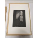 CONTEMPORARY BRITISH SCHOOL. Monochrome print "Anger". Artist proof #2. 53cm x 34.5cm, unmounted and