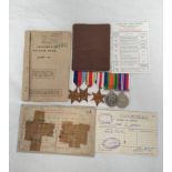 WW2 medal group comprising of Africa Star, France & Germany Star, 1939-1945 Star, Defence Medal &