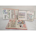 Three well filled vintage postage stamp albums mostly containing Australian issues. (3)