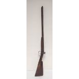 Antique 1830s regency percussion cap side by side shotgun by W.Mills 120 Holborn London (1822-