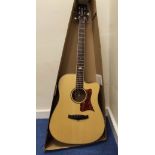 Tanglewood Sundance Premier TSP15CE electro acoustic guitar with Fishman pickups in factory