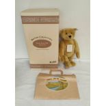Vintage 1994 limited edition boxed Steiff growling bear modeled after an earlier example from