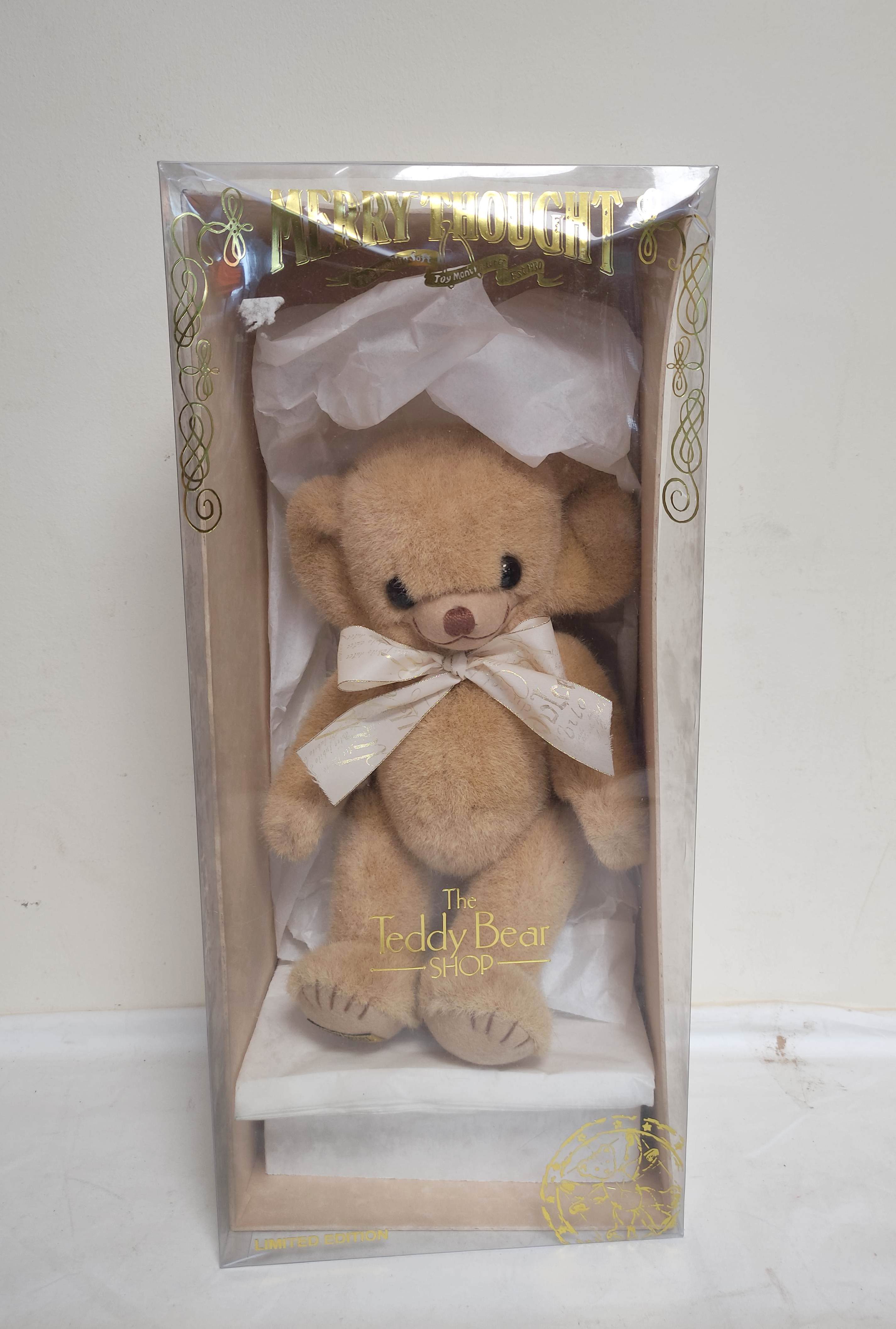 Vintage 1998 boxed limited edition 022/300 Merrythought Cheeky Bear T12C - Image 2 of 5