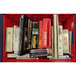 Railway Interest- Box of railway books and DVDs to include Archive of British Steam 3 DVD set.