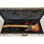 Fender Telecaster left-handed electric guitar made by Fender Mexico C2005-6 serial no MZ5064702 with