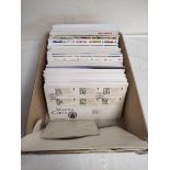 Large collection of approximately 237 Royal Mail first day cover stamp sets dating from the 1970s-