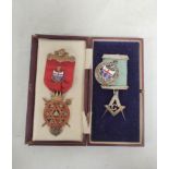 Irish Masonic Interest. Two masonic medals presented to J.A.U Gregg of the Londonderry lodges. The