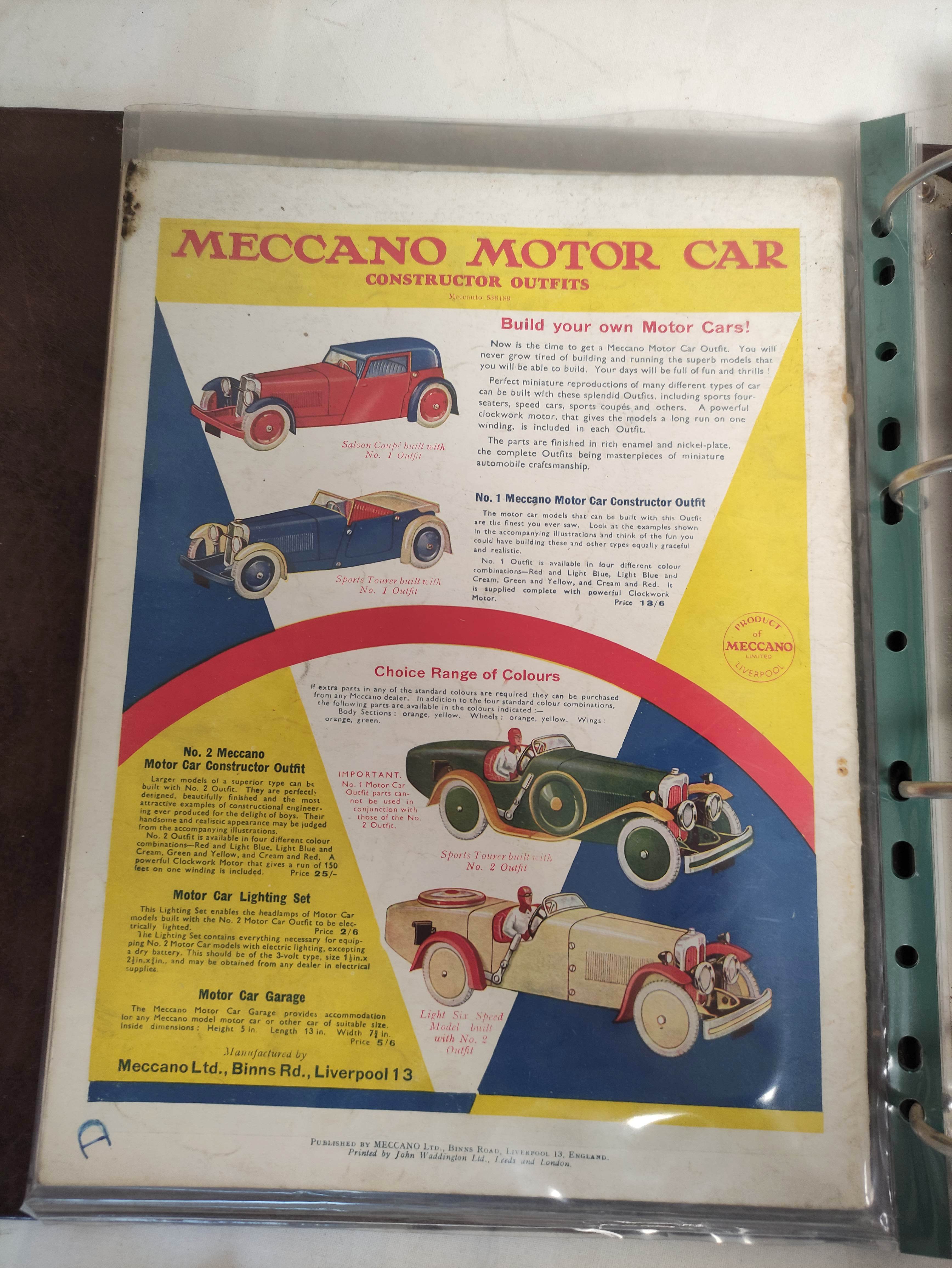 Binder containing a complete run of 1935 Meccano Magazines. - Image 7 of 9