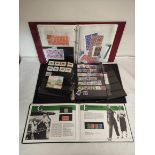Three world postage stamp albums comprising of mostly British issues including an Historic Stamps of
