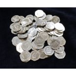 United Kingdom: Large collection of seventy two Beatrix Potter commemorative fifty pence coins to