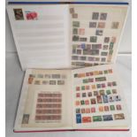 Two collector's world postage stamp albums mostly comprising of Oceanic and European issues to
