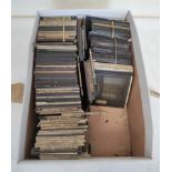 Large collection of antique glass photography slides mostly of scientific subject matter.