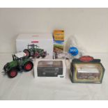 Quantity of vintage boxed collectors models to include a 1:32 scale Wiking Fendt 828 model