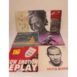 Large collection of over 50 mixed records, mainly pop.