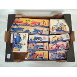 Collection of ten vintage model toys by Dimestore Dreams USA to include Station Wagon with Speedboat