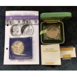 United Kingdom. Proof silver coin set to include an Elizabeth II 1947-1972 Silver Jubilee silver