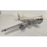 Vintage 1950s Gama West German "Pan American World Airways" battery powered model plane.