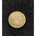 United Kingdom. George III 1816 "bullhead" silver sixpence EF+