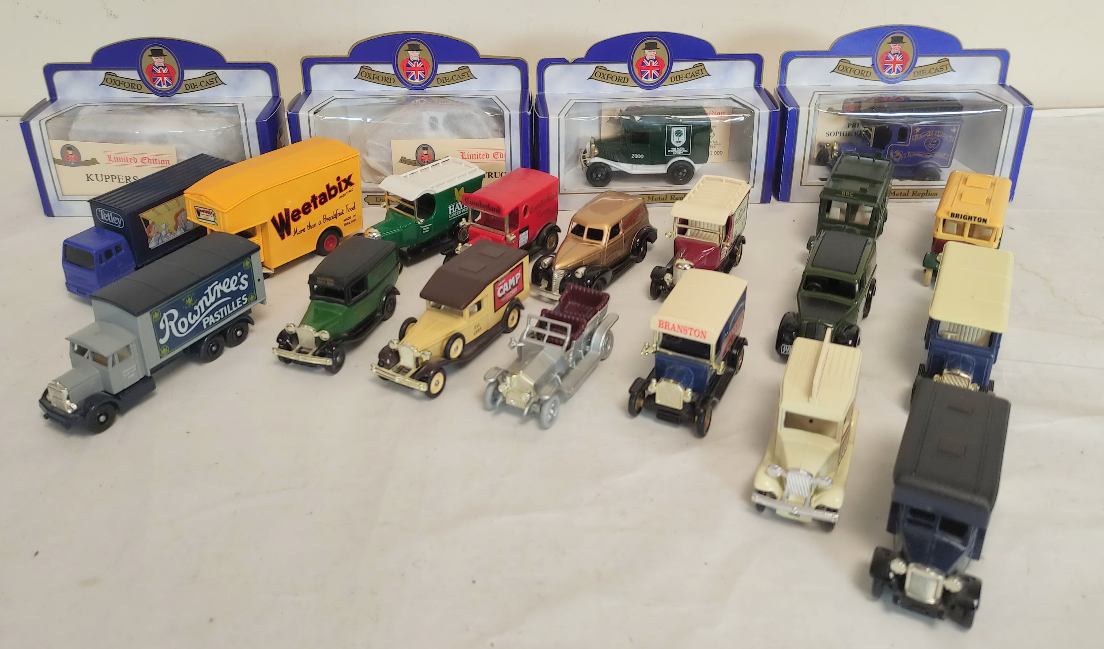 Twenty one collectors cars eighteen loose and four boxed to include Day's Gone, LLedo & Matchbox. (