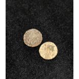 Hungary. Two late medieval silver hammered coins to include a 1 Dinar issued by Ferdinand I (1503-