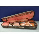 Antique late 19th century German 3/4 violin, copy of an earlier example by Paolo Magini and