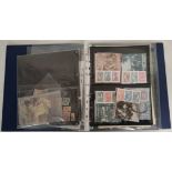 Album of antique world postage stamps to include an early 1850s Chile Christopher Columbus 5C