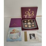 United Kingdom. Proof coin collection to include a boxed 2002 proof set with box and papers, a