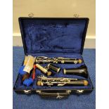 Moderna student clarinet by Buffet Crampon & Co.  Paris, plastic construction, in fitted hard case