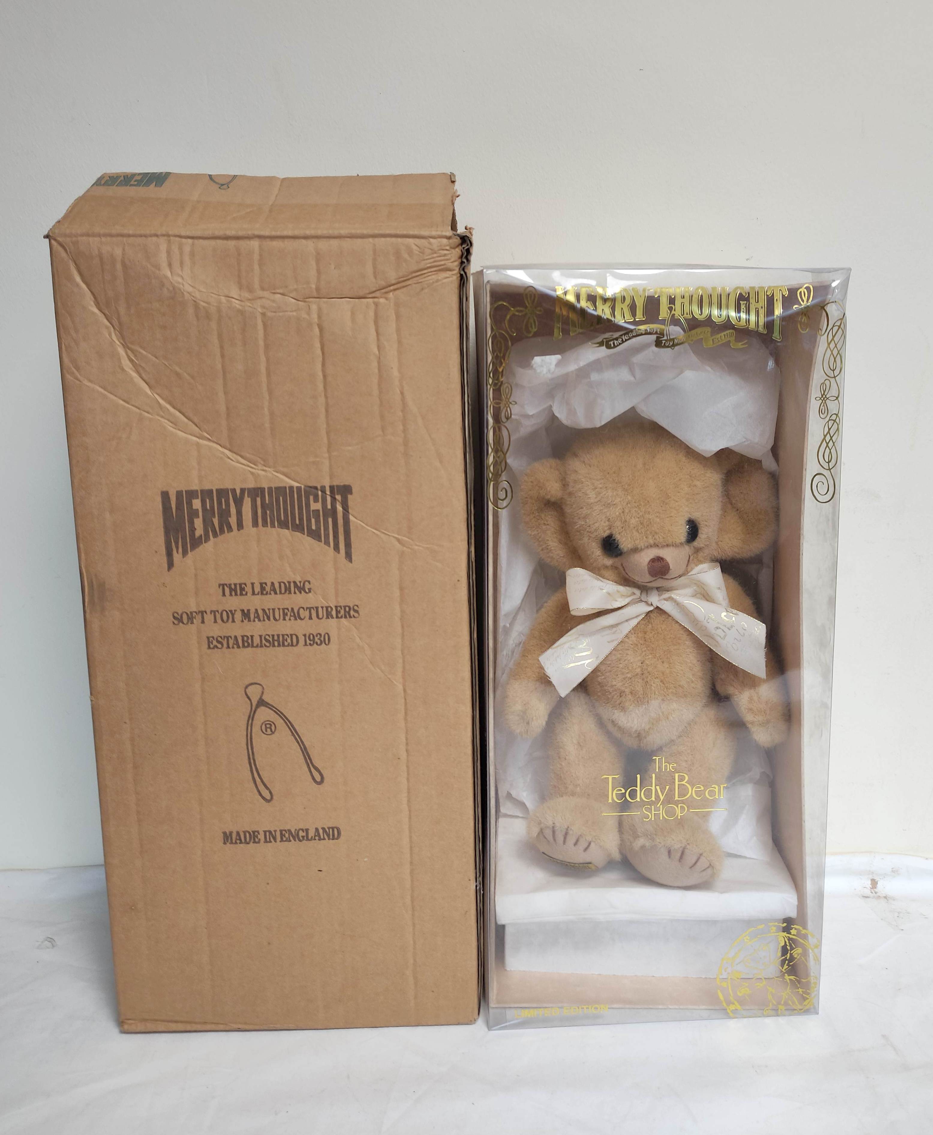Vintage 1998 boxed limited edition 022/300 Merrythought Cheeky Bear T12C