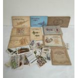 Collection of cigarette cards mostly Players to include six complete folders and other loose cards.