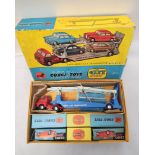 Corgi Major Toys Gift Set No.1 Carrimore Car Transporter with four Boxed Cars, consists of: Car