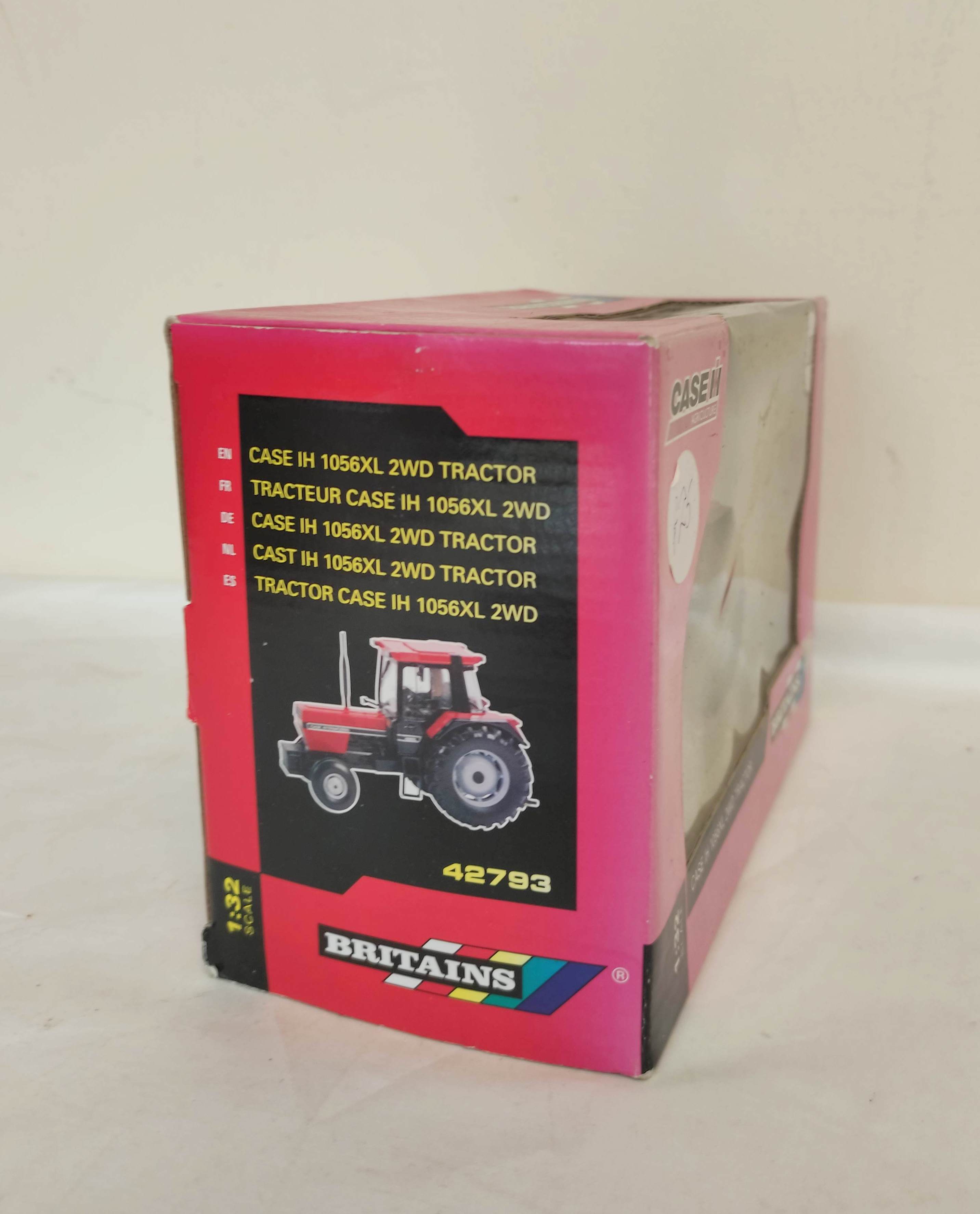 Two boxed 1:32 scale Britains model tractors to include John Deere 3050 42902 & a Case IH 1056XL 2WD - Image 3 of 5