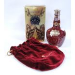Royal Salute 21 year old blended Scotch whisky, in a ruby-coloured ceramic decanter, 70cl, 40%