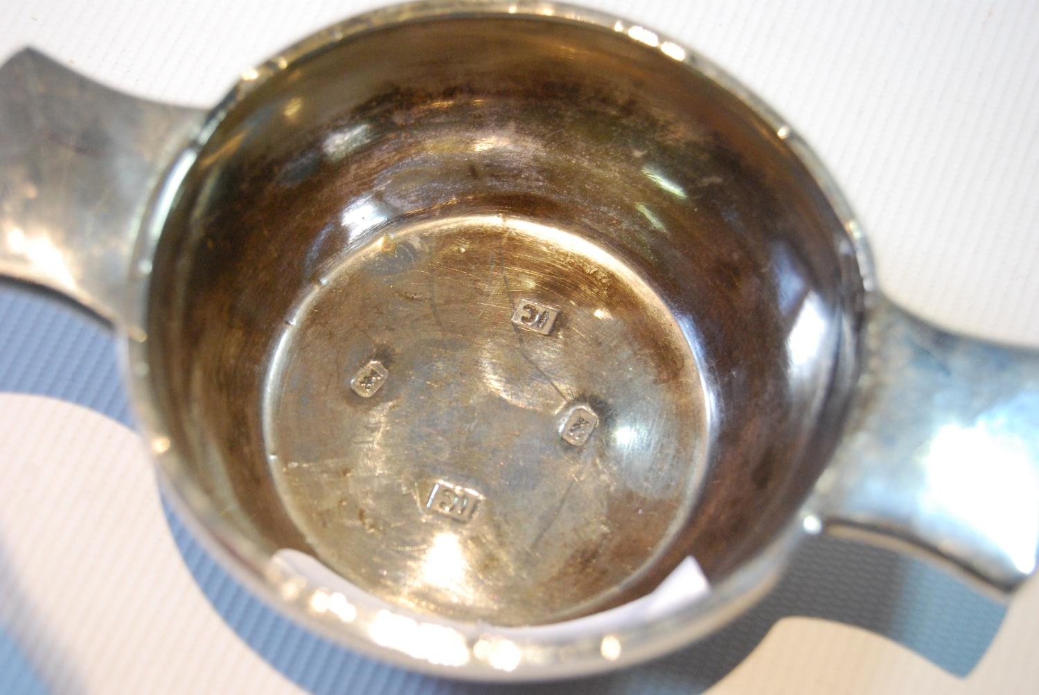 Perth: silver quaich of typical style, with square grips, without foot, by James Cornfute, 1790. - Image 2 of 4